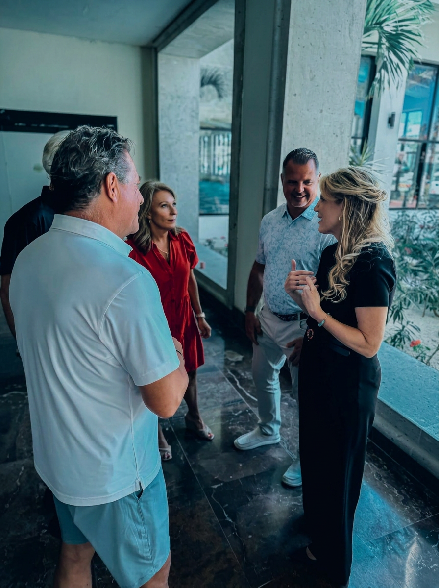 Shelley with team — teamwork is what we do best